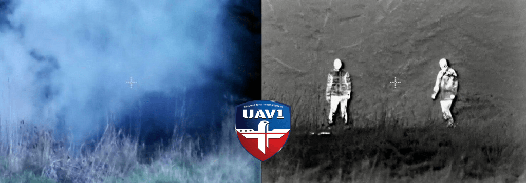 thermal imaging in fog with normal camera vs thermal camera