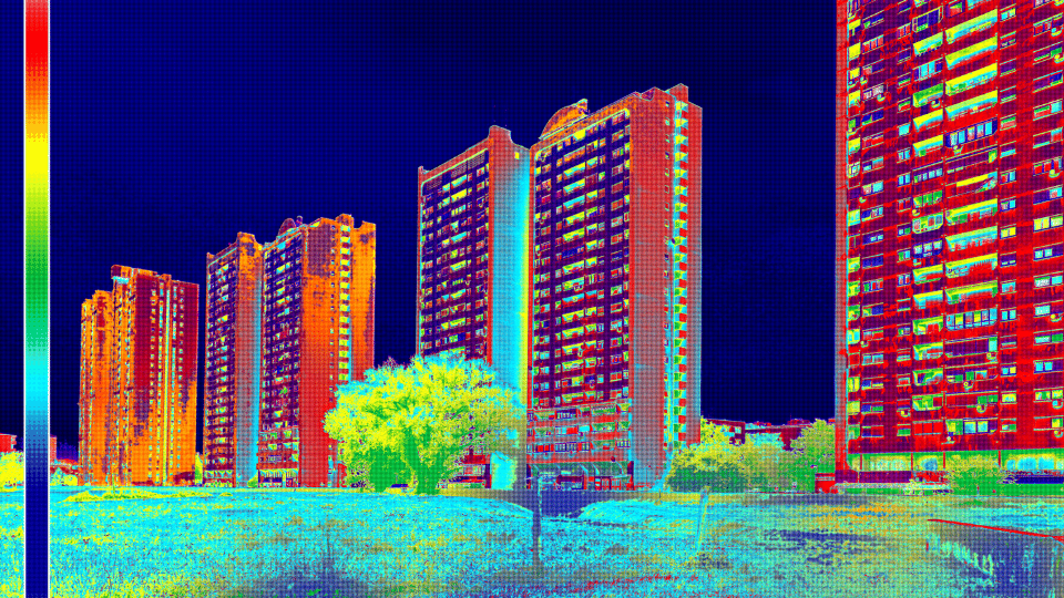 long range thermal camera range demonstration in vegas