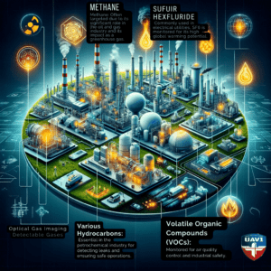 Detectable Gases With OGI or Optical Gas Imaging Graphic