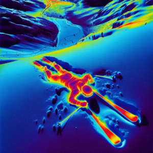 thermal drone search and rescue image